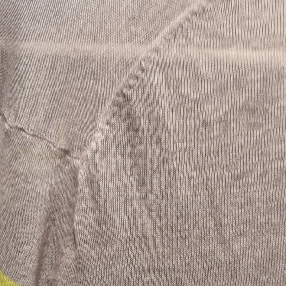 LOFT Tan and Yellow Striped Cardigan - Picture 7 of 8